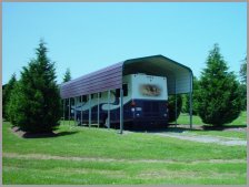 Single Carport RV Shelter