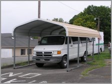 Single Metal Carport