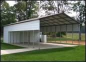 Markham Illinois Utility Carports and Combo Carports